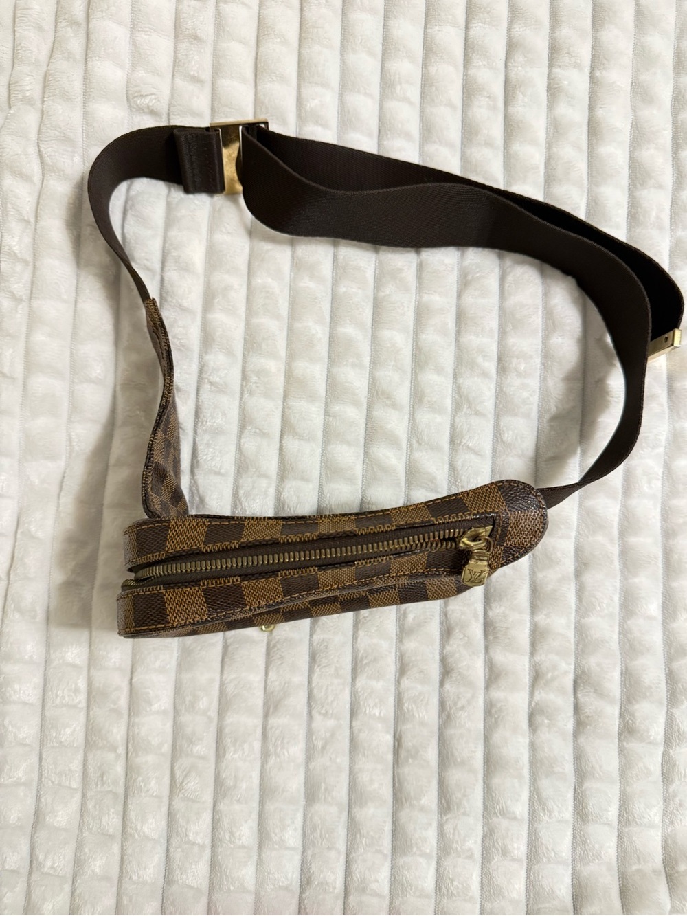 Louis Vuitton Ebene Damier Canvas Geronimos Belt Bag